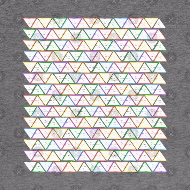 Triangle punpun pattern by Milewq